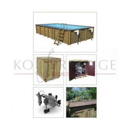 Piscine naturelle Crystal Wood