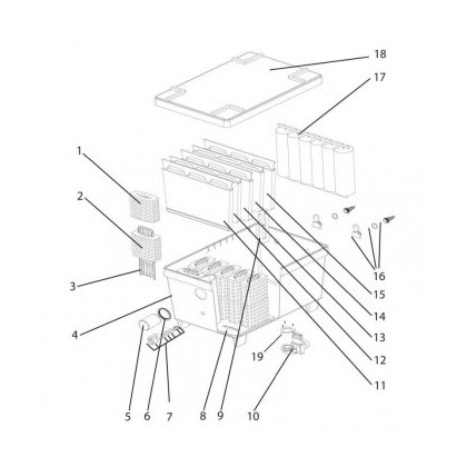 Pièces de rechange pour filtre Oase BioTec 30