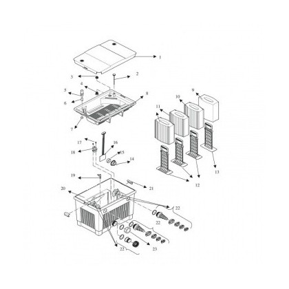 Pièces pour filtre de bassin Oase BioTec 5.1