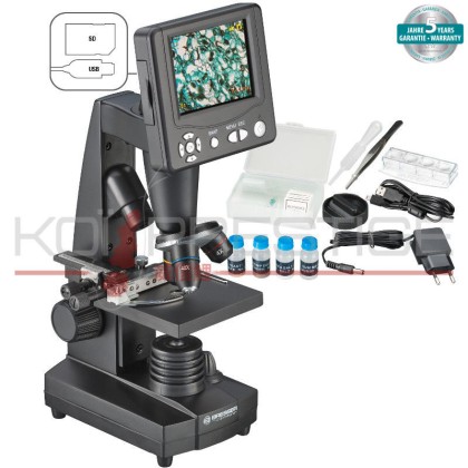 Microscope avec écran digital