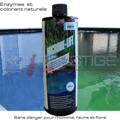 Colorant bleu pour bassin et baignade