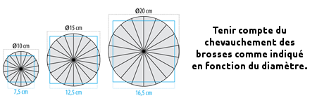 Brosse de filtre Aquatic Science, une péfiltration optimale du bassin.