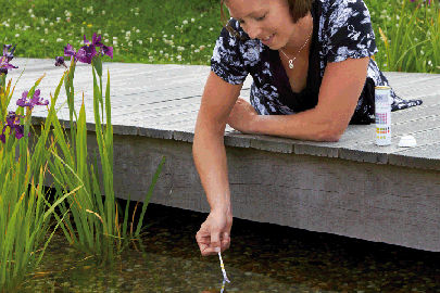 Tester son eau de bassin facilement avec Oase