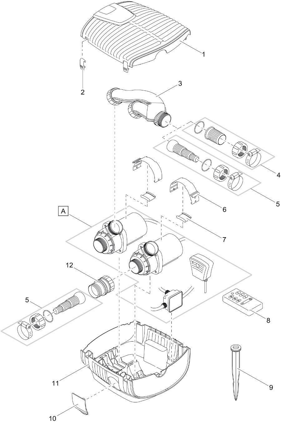 Pièces détachées AquaMax Eco Twin 20000 et 30000